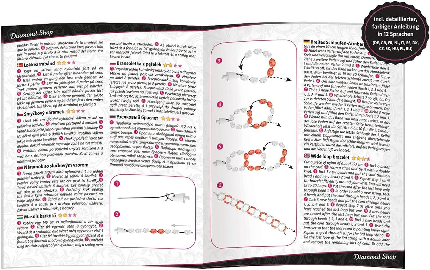 SIMM - "LENA® Fashion - Diamond Shop", Bastelset