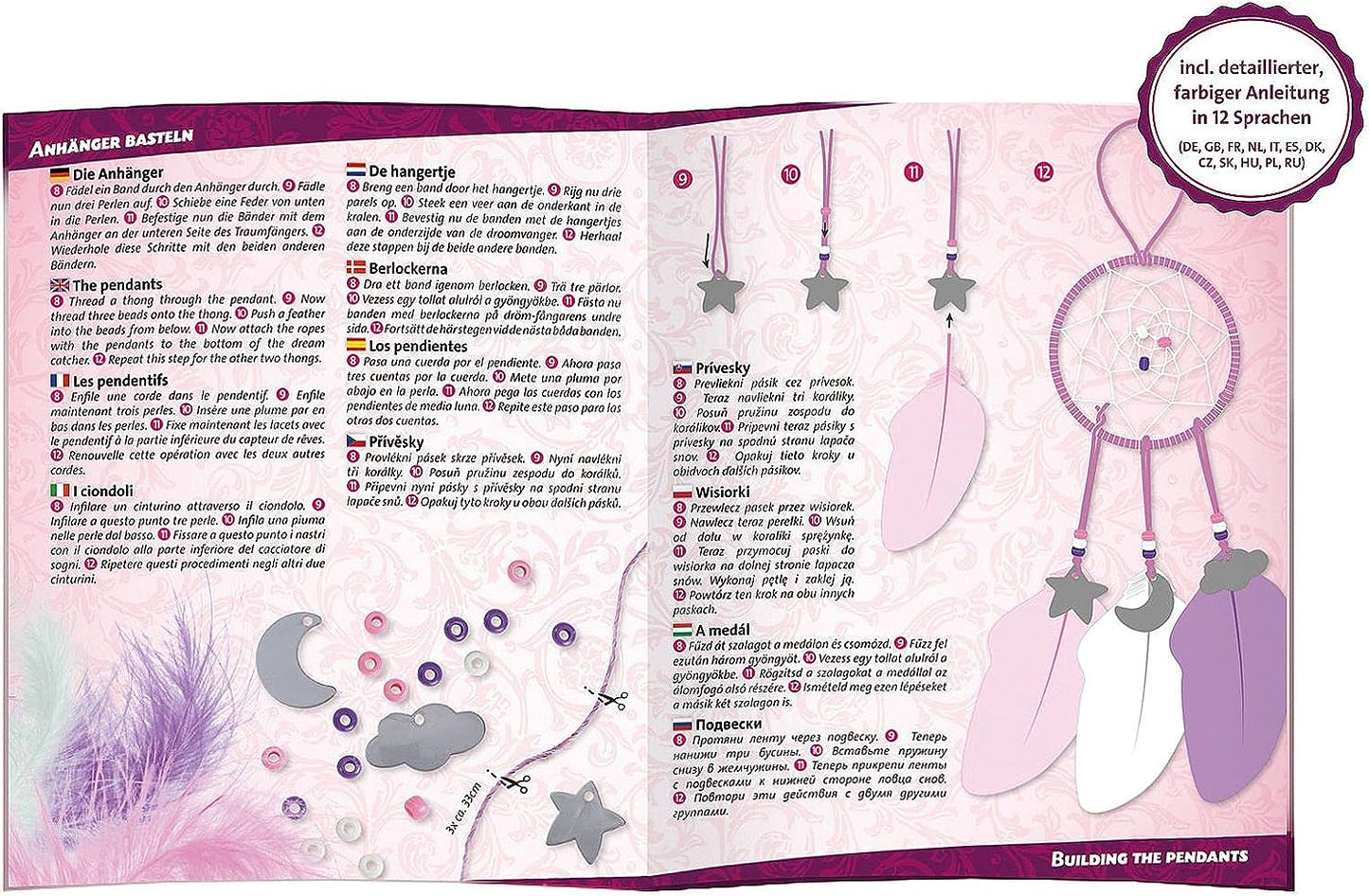 SIMM - LENA® "Atrapasueños", set de manualidades