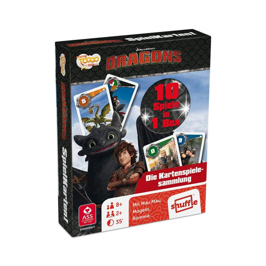 ASS22577509 Altenburger - Dragones - ¡Naipes! Caja de juego 10 en 1