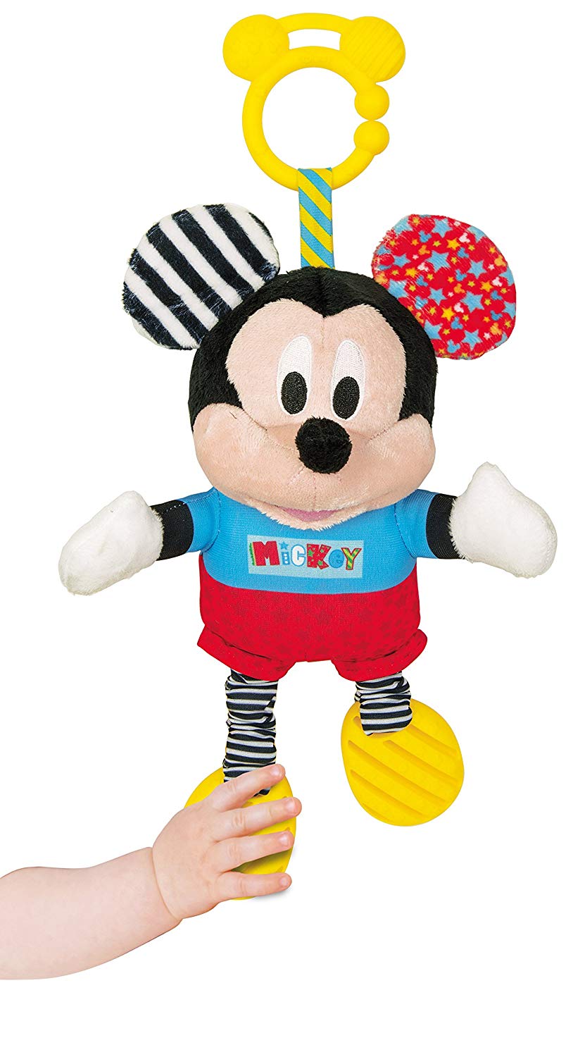 Disney Baby - Plush Mickey with Teething Ring - First Activities