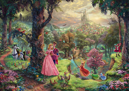 Disney, Dornröschen - 1000 Teile Puzzle (Thomas Kinkade)