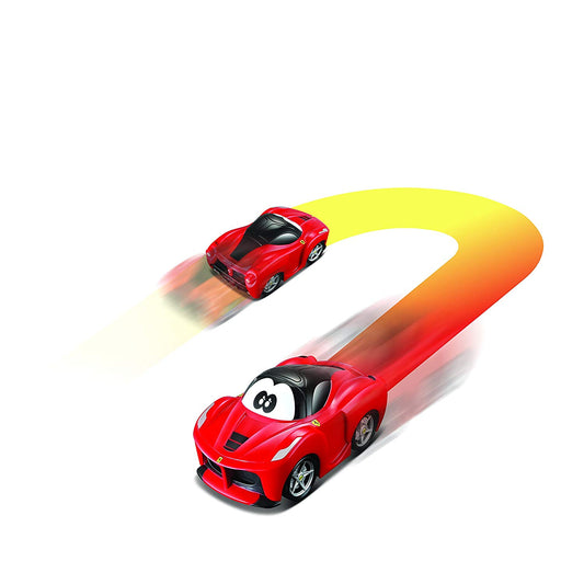 BB Junior U-Turn LaFerrari: Vehículo para niños con función de retroceso única - Coche de juguete 