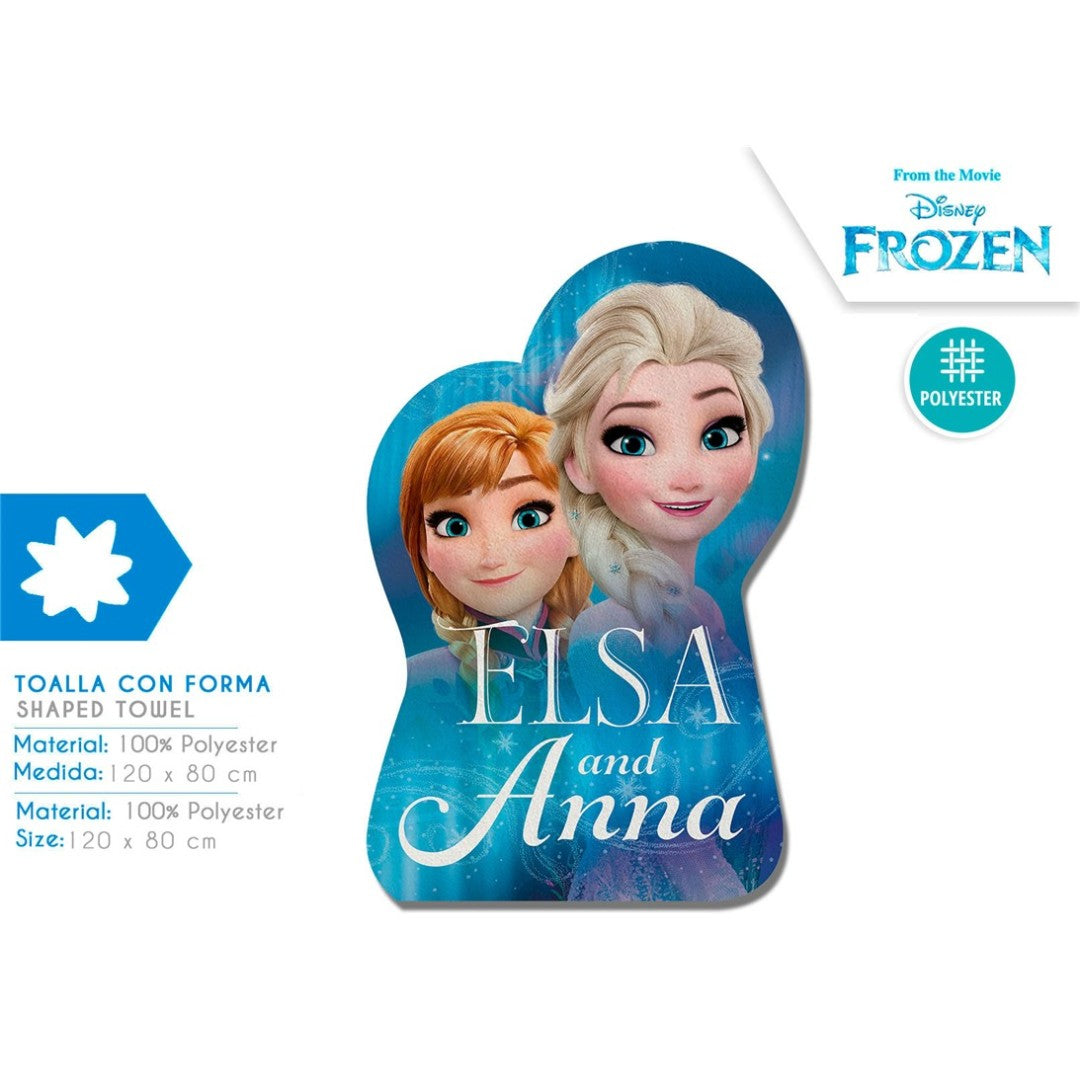 Toalla de baño con forma de Frozen/La Reina de Hielo de Disney
