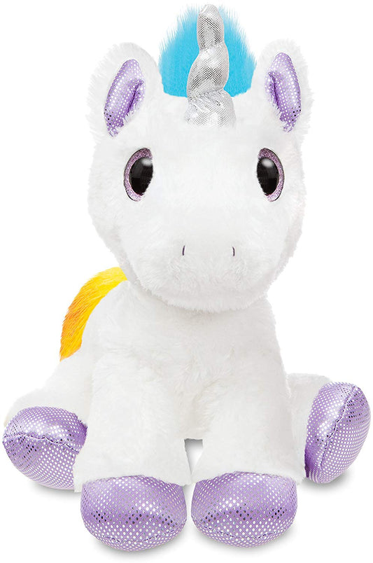 Unicornio multicolor Sparkle Tales aprox. 30 cm - figura de peluche