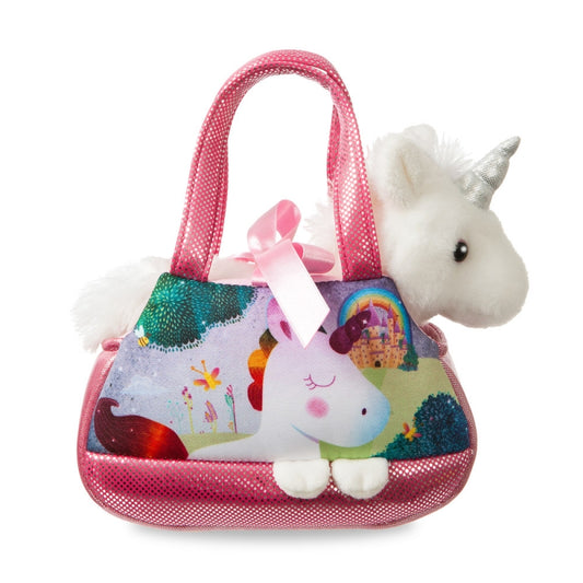 Fancy Melody Unicorn pink in a carrying bag approx. 21 cm - Plush figure