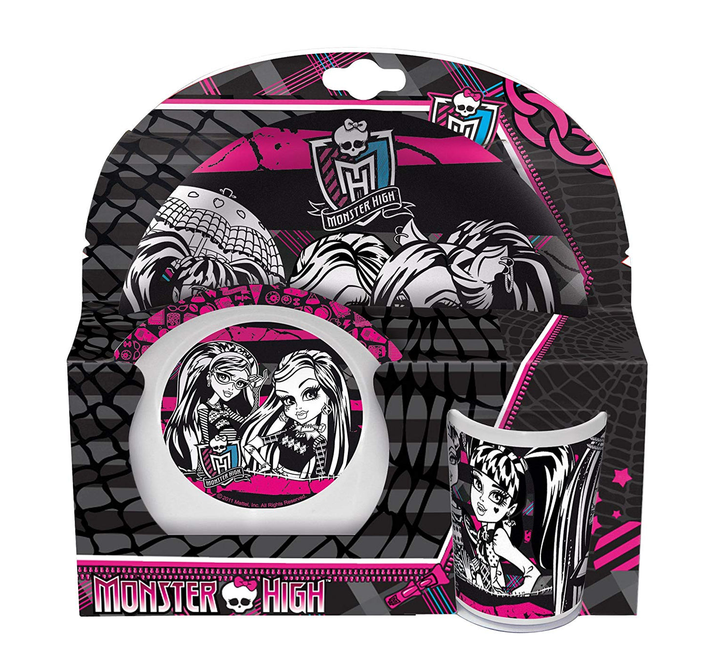 Monster High - 3-piece melamine set