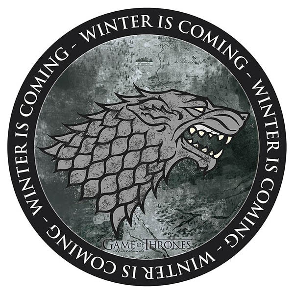JUEGO DE TRONOS - Alfombrilla de ratón - "Stark - Se acerca el invierno"