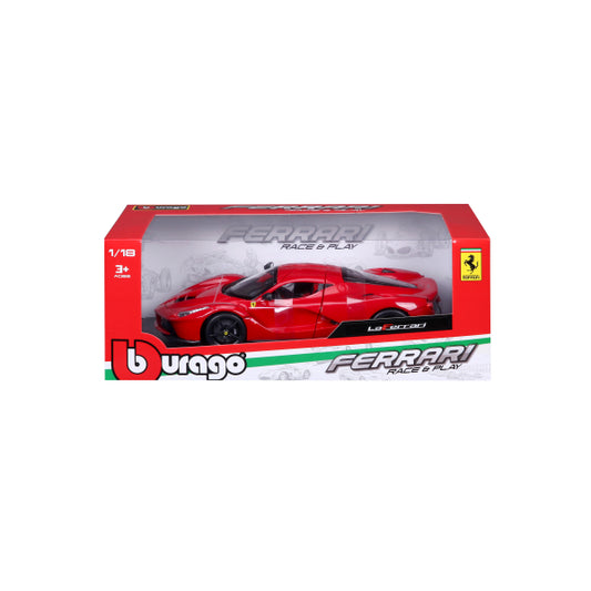 Bburago 18-16001R - 1:18 Race &amp; Play LaFerrari - coche a escala