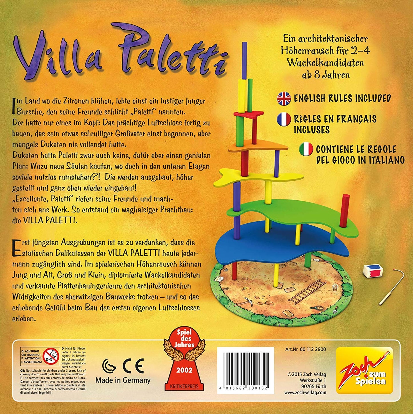 Zoch - Villa Paletti - Familienspiel
