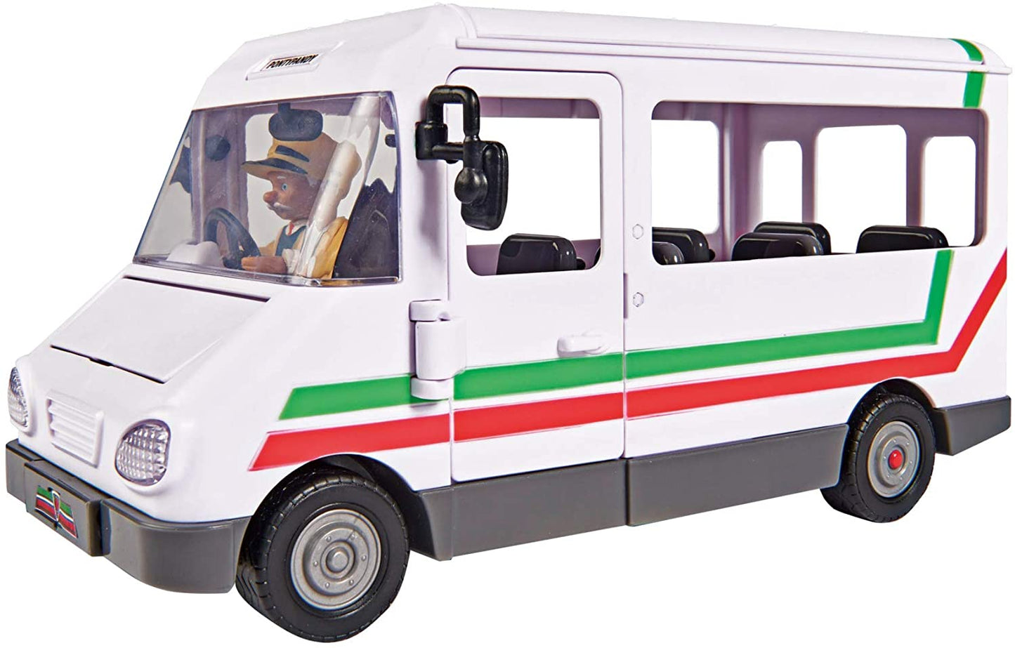 Simba 109251073 - Sam el bombero: Autobús de Trevor con figura