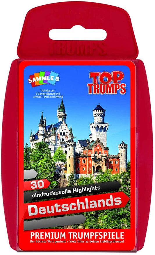 Winning Moves 63193 - Top Trumps - 30 momentos destacados impresionantes de Alemania
