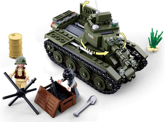 Sluban M38-B0686 - Ejército de la Segunda Guerra Mundial - Tanque de Caballería Aliada