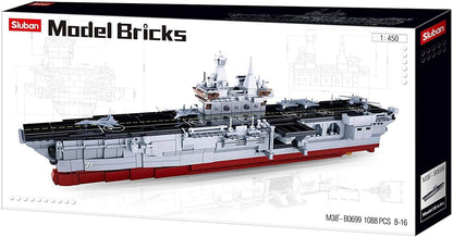 Sluban M38-B0699 - Ladrillos de modelismo - Portaaviones grande