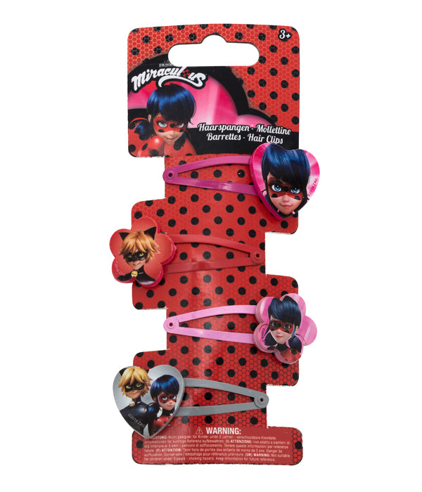 Miraculous - 4 hair clips