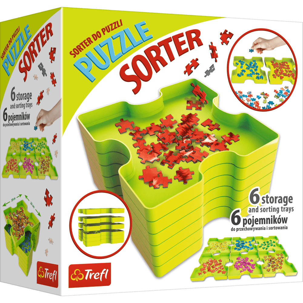 Puzzle Sortierer - 6 Boxen