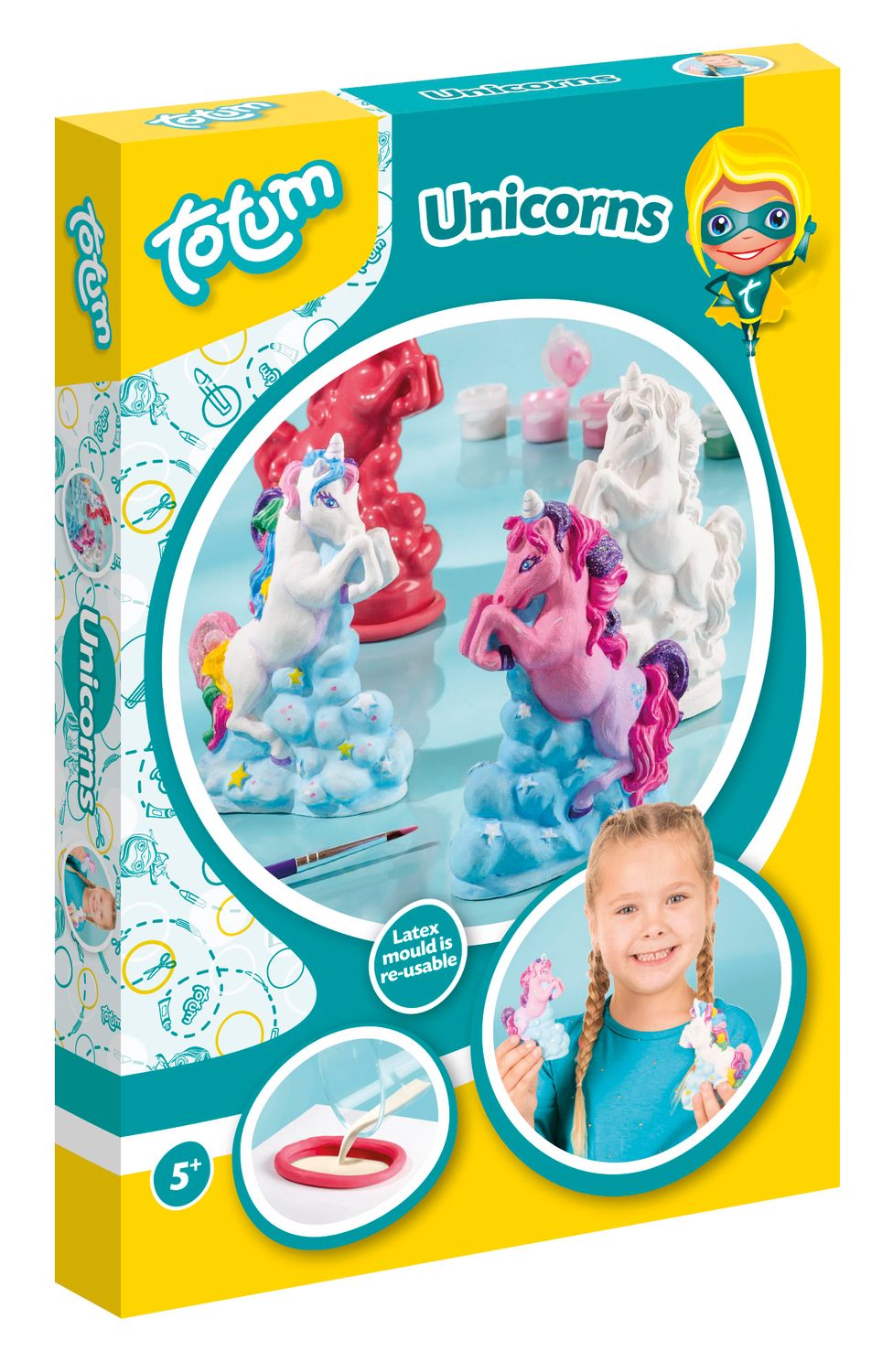 Totum Creatividad - Figuras de yeso Unicornios