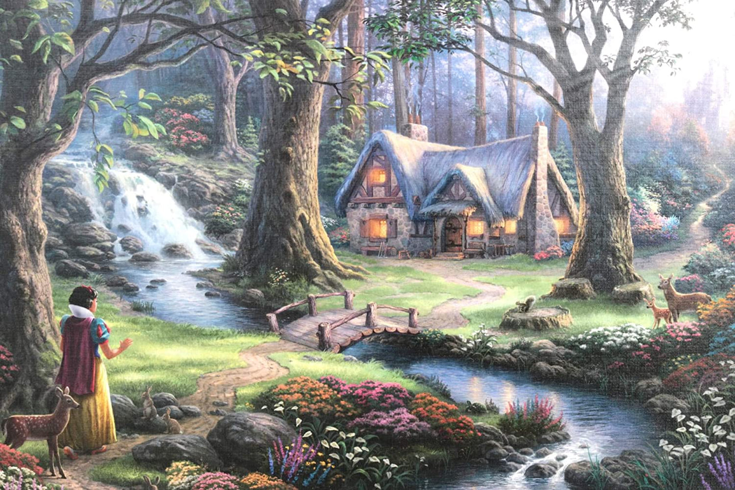 Disney, Blancanieves - Rompecabezas de 1000 piezas (Thomas Kinkade)