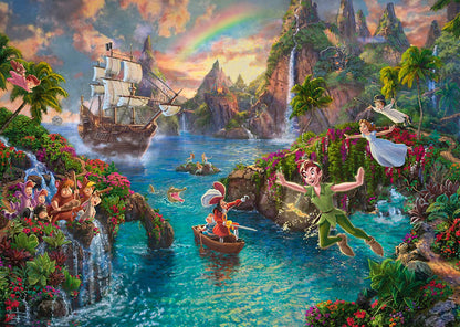 Disney, Peter Pan  - 1000 Teile Puzzle (Thomas Kinkade)