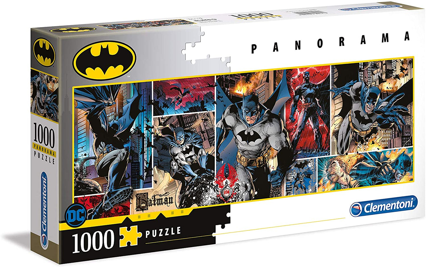 Clementoni 39574 - DC Comics Panorama Puzzle, Batman - 1000 pieces