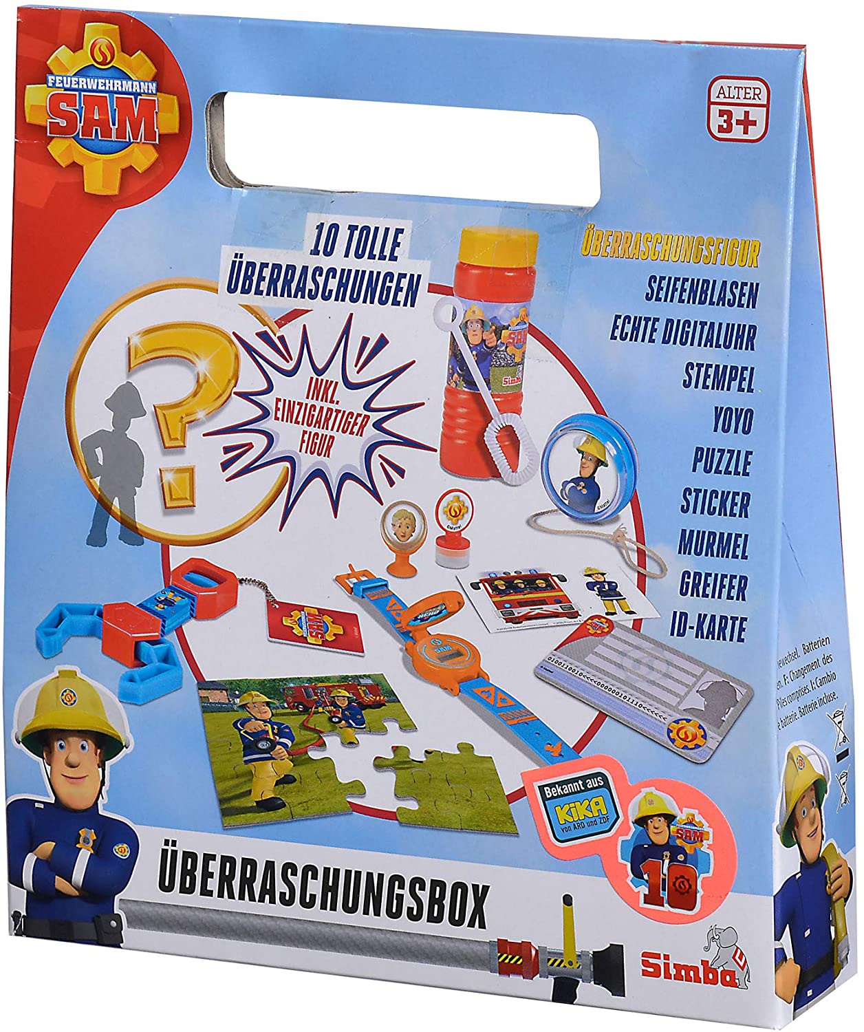 Simba 109251084 - Fireman Sam Surprise Box - 10 pcs.