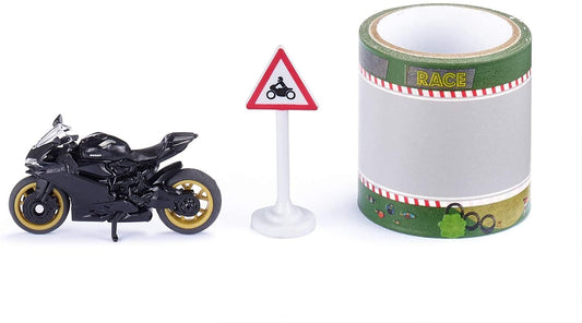 SIKU 1601 - Ducati Panigale 1299 with tape - model car