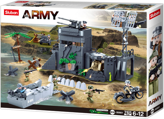 Sluban M38-B0861 - Army - Bunker in the Dunes