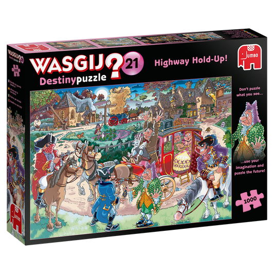 Jumbo Games 19180 - Wasgij Destiny 21 - Highway Raid! - 1000 Piece Puzzle