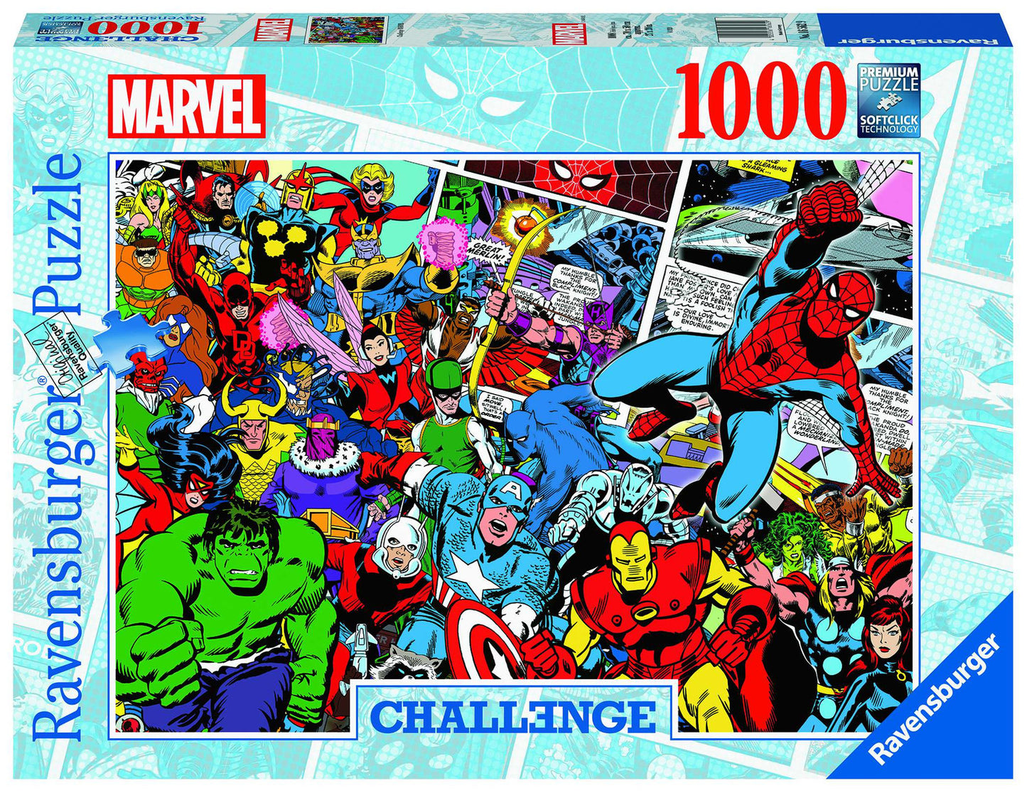 Challenge Marvel - Puzzle 1000 Teile