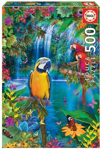 Educa Puzzle 9215512 - Bird Tropical Land - 500 Teile Puzzle