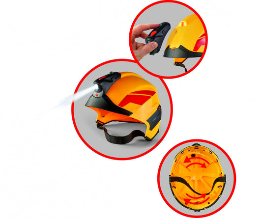 Simba - 108101000 - Casco de bombero Rosenbauer con luz