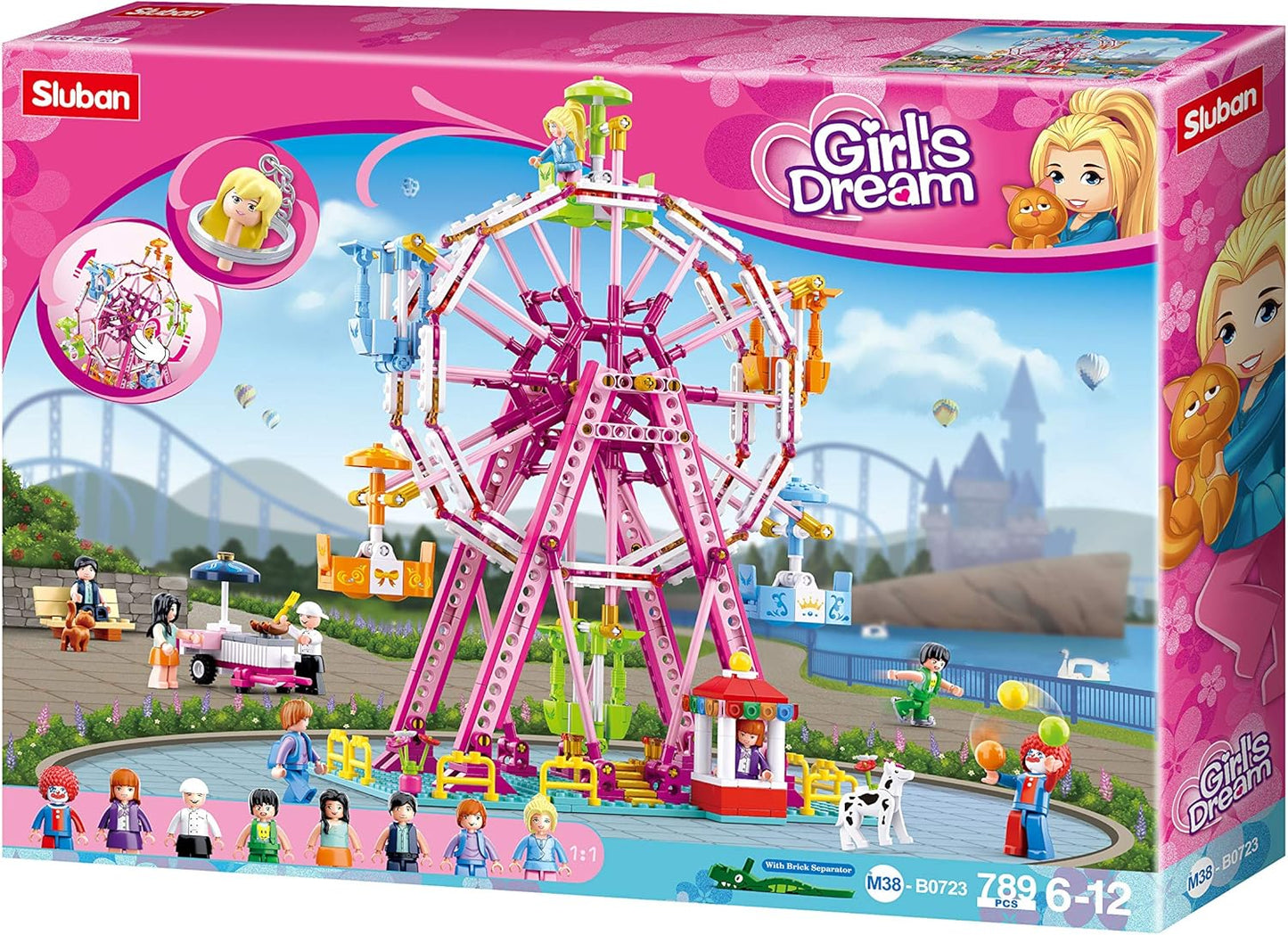 Sluban M38-B0723 - Girl's Dream - Ferris Wheel