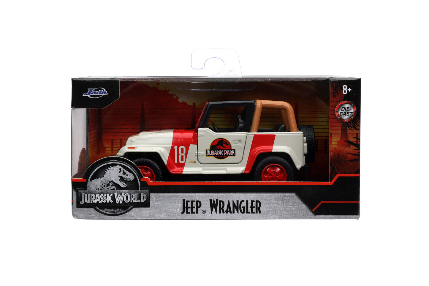 Jada Toys 253252019 - Jurassic World Jeep Wrangler 1:32 - model car