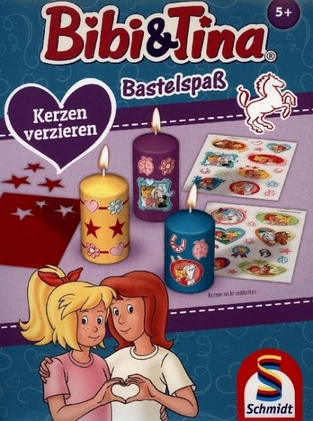 Bibi y Tina, diversión con manualidades, decoración de velas - set de manualidades