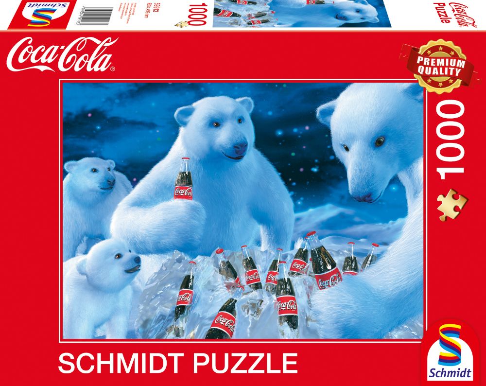 Coca Cola - Polarbären - 1000 Teile Puzzle