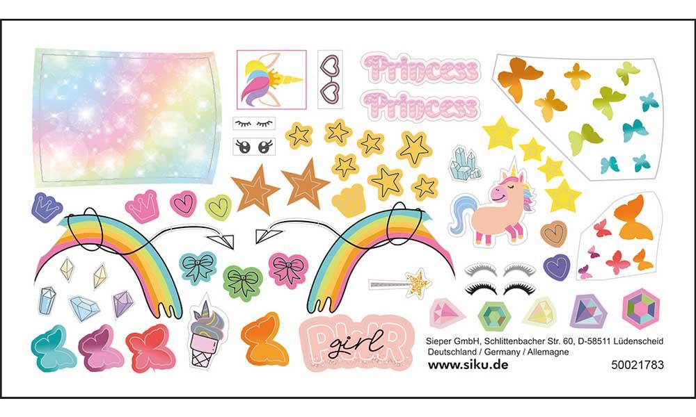 SIKU 6503 - Fiat 500 Prinzessin Limited Edition 100 Jahre Siku, Bastelset - Modellauto