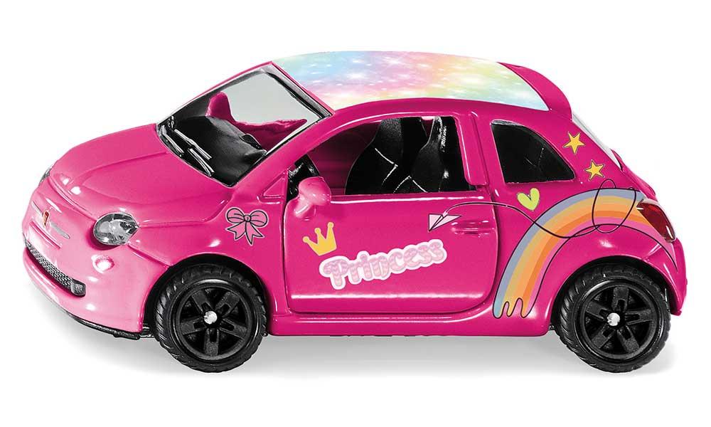 SIKU 6503 - Fiat 500 Prinzessin Limited Edition 100 Jahre Siku, Bastelset - Modellauto