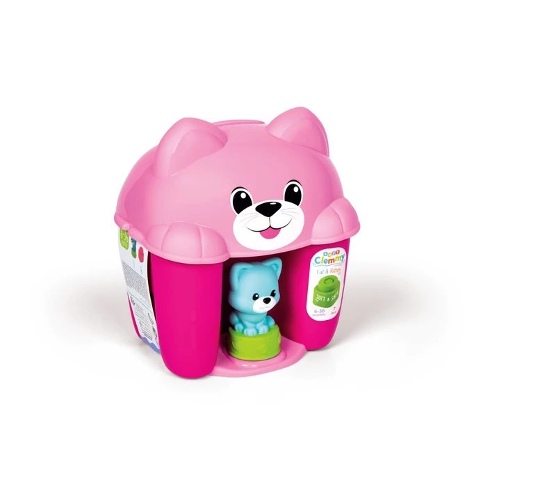 Clementoni 17295 - Cubo para gatitos Clemmy