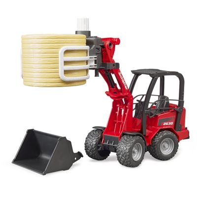Bruder 02192 - Schäffer farm loader 2034 with bale grab