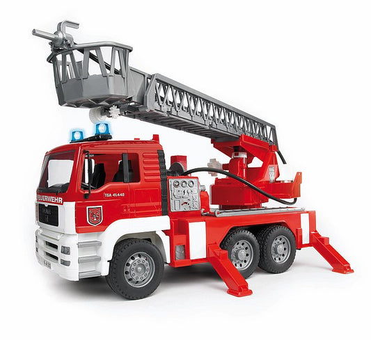 Bruder 02771 - Camión de bomberos MAN TGA con escalera giratoria, 1:16
