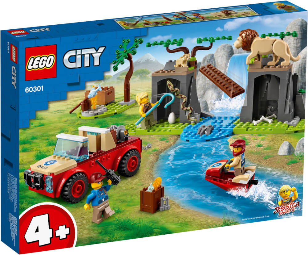 LEGO® City 60301 - Tierrettungs-Geländewagen (157 Teile)