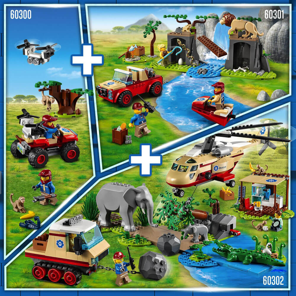 LEGO® City 60301 - Tierrettungs-Geländewagen (157 Teile)