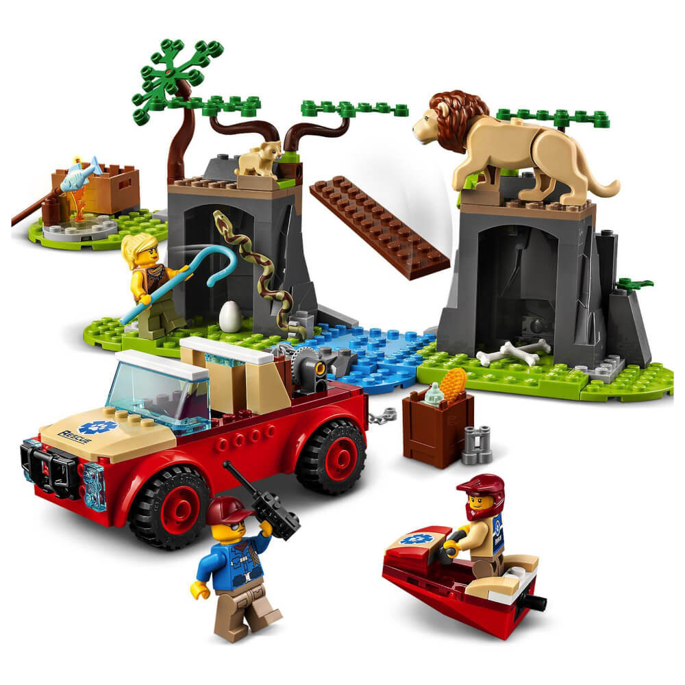 LEGO® City 60301 - Tierrettungs-Geländewagen (157 Teile)