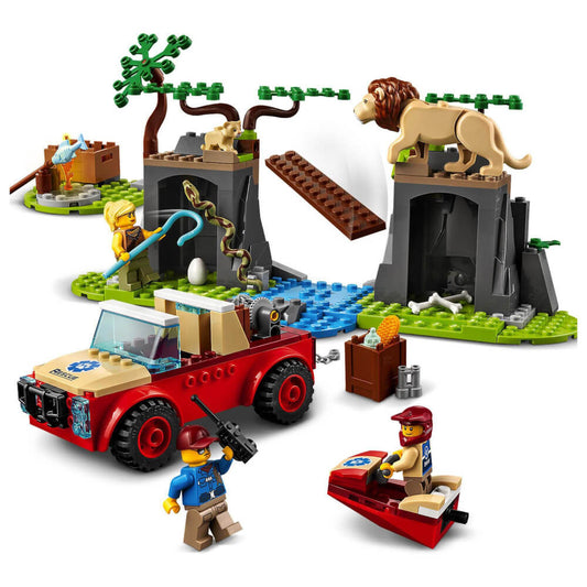 LEGO® City 60301 - Vehículo todoterreno de rescate de animales (157 piezas)