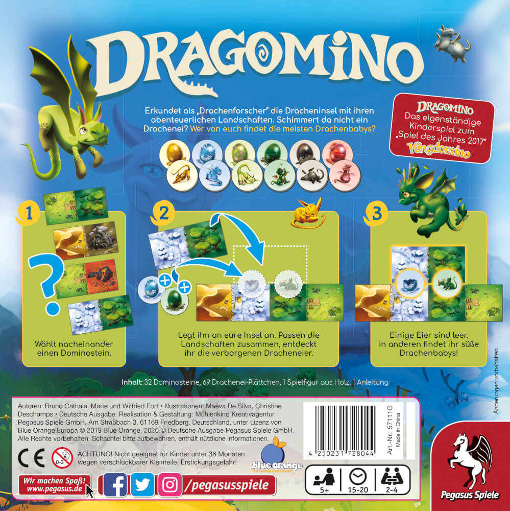 Pegasus Spiele 57111G - Dragomino