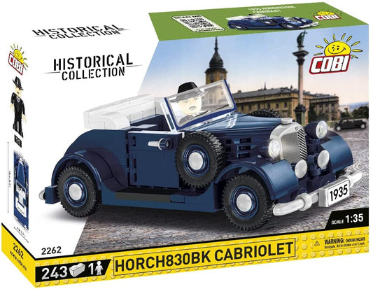 Cobi 2262 - Construction Toy - WWII: 1935 HORCH 930 Cabriolet