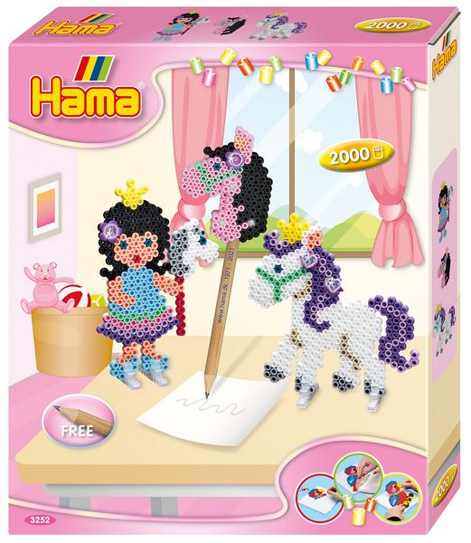 Hama 3252 - Paquete de regalo de ponis divertidos