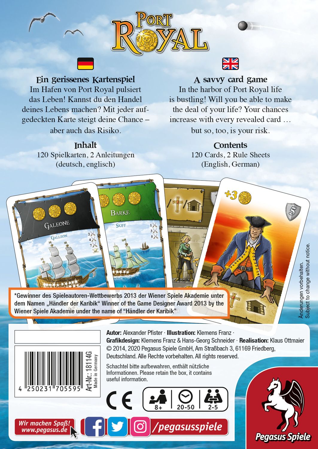 Pegasus Spiele 18114G - Port Royal