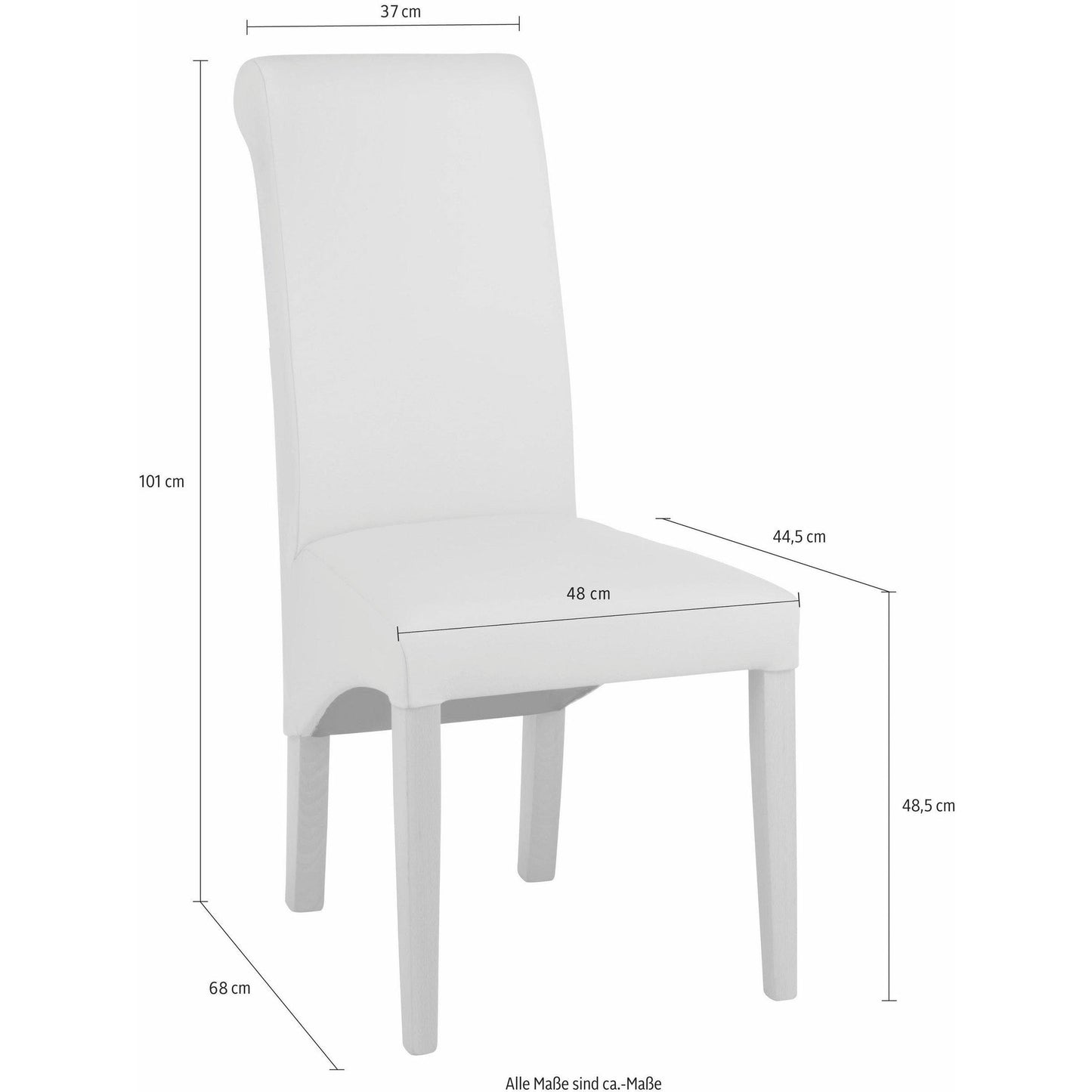 4-Fußstuhl "RITO", Set, 2 St , Gestell Buche - HOME AFFAIRE HOME AFFAIRE