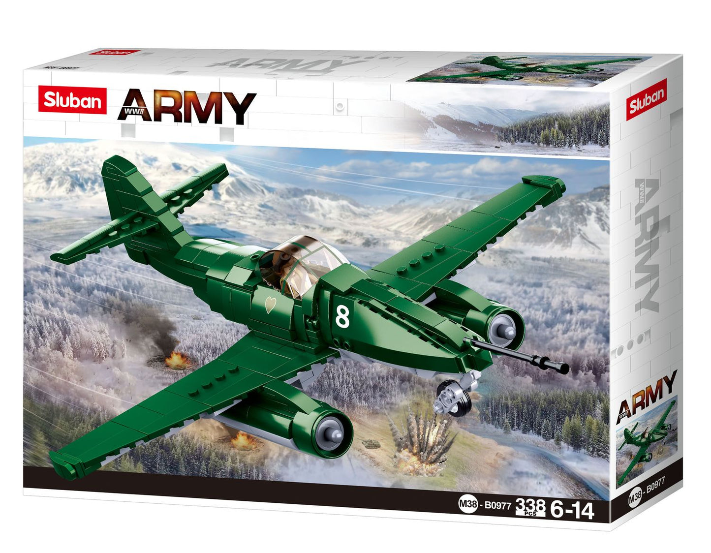 Sluban M38-B0977 - Batalla de Budapest - Avión de combate