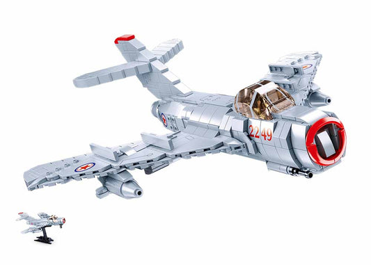 Sluban M38-B0983 - Ladrillos de modelismo - Antiguo avión de combate ruso